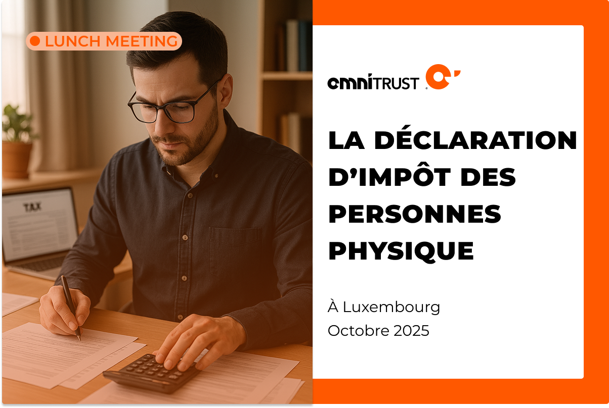 Lunch Meeting : La déclaration d’impôt des personnes physique